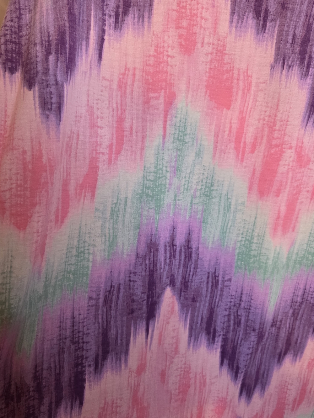 LulaRoe Pastel Tie-Dye Short Sleeve Dress - Pink, Purple & Mint Size S - Picture 3 of 6